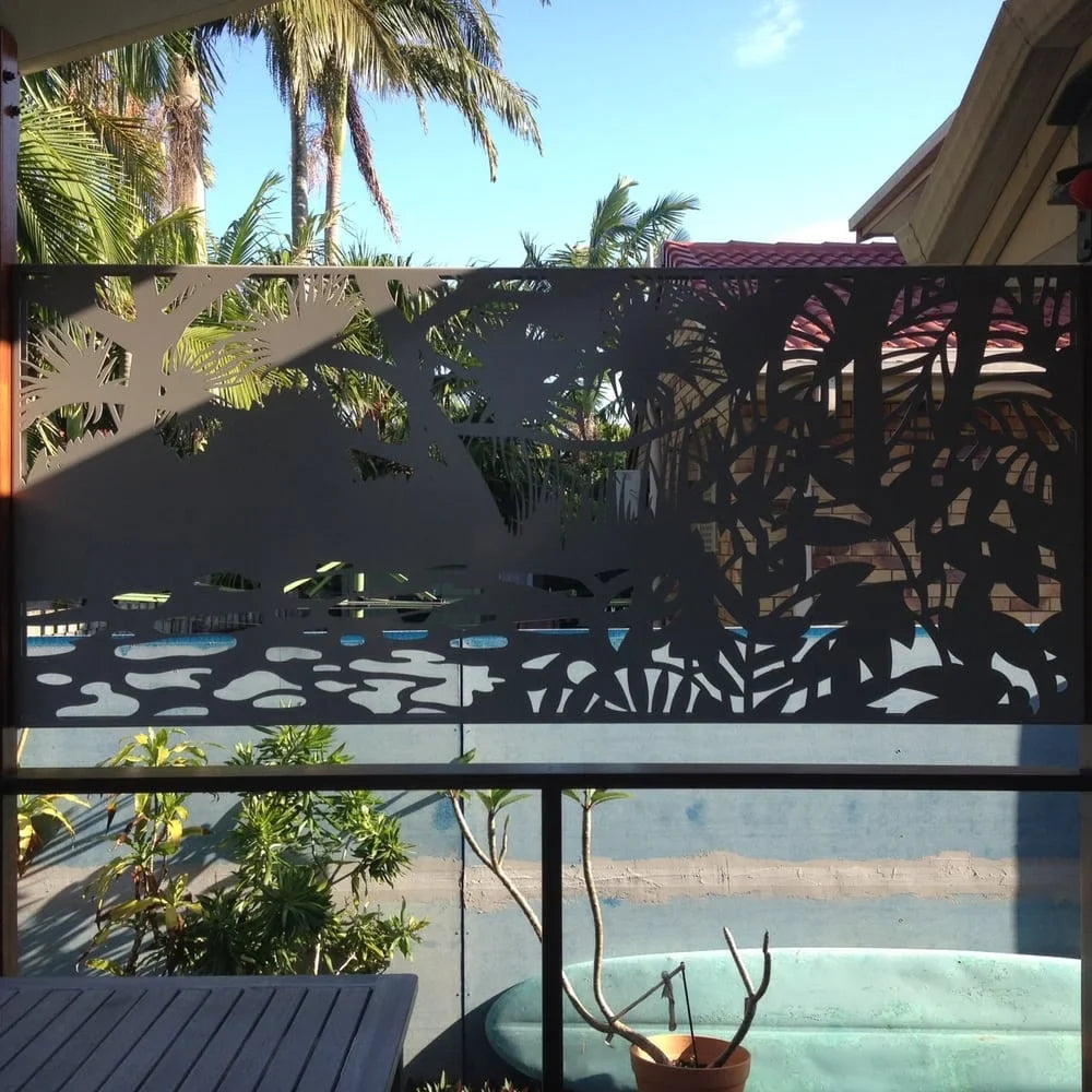 Trees By The Lake | Architectural Metal Screen Pattern hero image