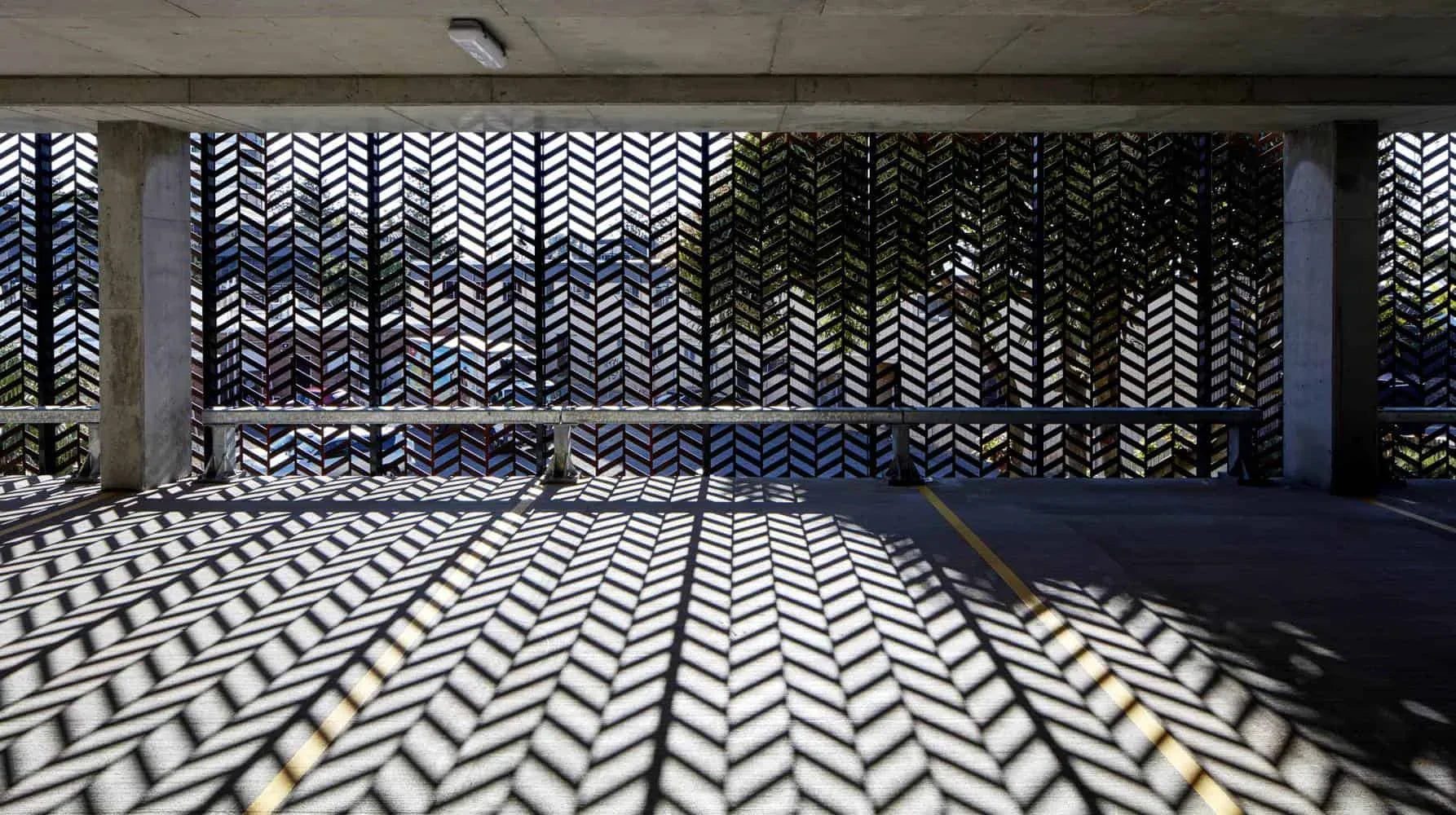 Herringbone | Architectural Metal Screen Pattern