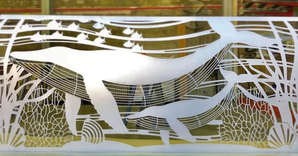 Baleine Laser Cut Decorative Wall Art | Architectural Metal Screen Pattern hero image