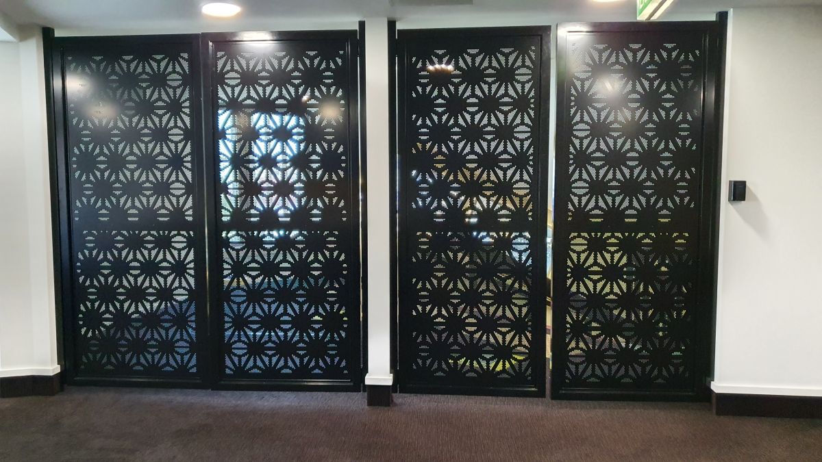 Nara Decorative Gradient Screening | Architectural Metal Screen Pattern