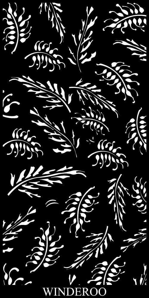 Winderoo Decorative Room Divider | Architectural Metal Screen Pattern official installation scene 1