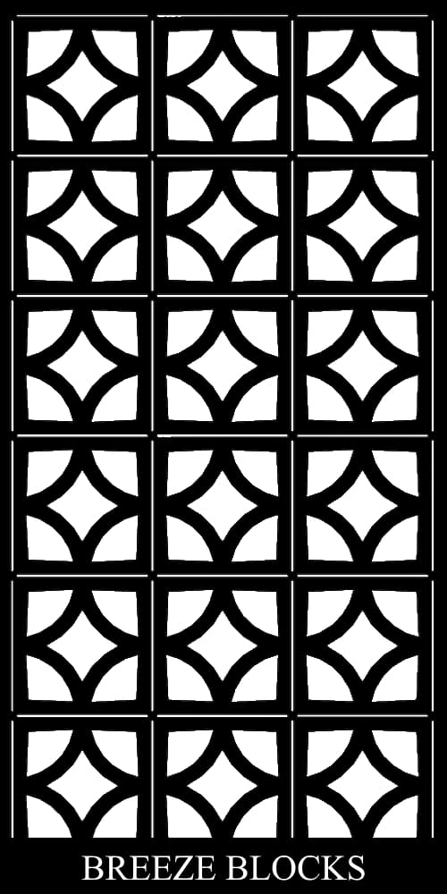 Breeze Blocks | Architectural Metal Screen Pattern official installation scene 1