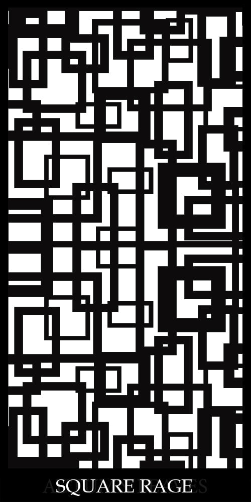 Square Rage Decorative Screens Direct | Architectural Metal Screen Pattern official installation scene 1